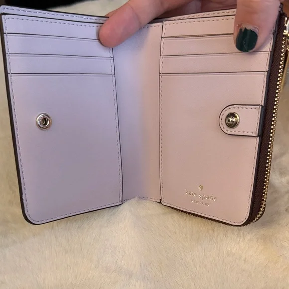 Kate Spade Dark Brown Leather Wallet NWOT - Picture 5 of 6